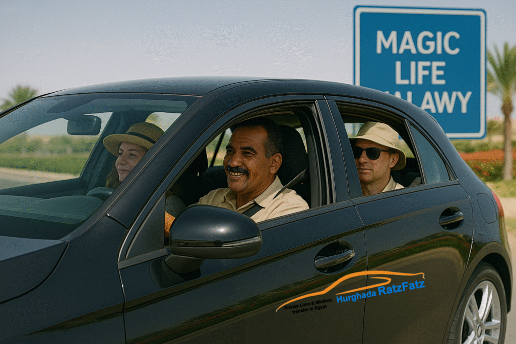 Privater Flughafentransfer von Hurghada zum TUI Magic Life Kalawy
